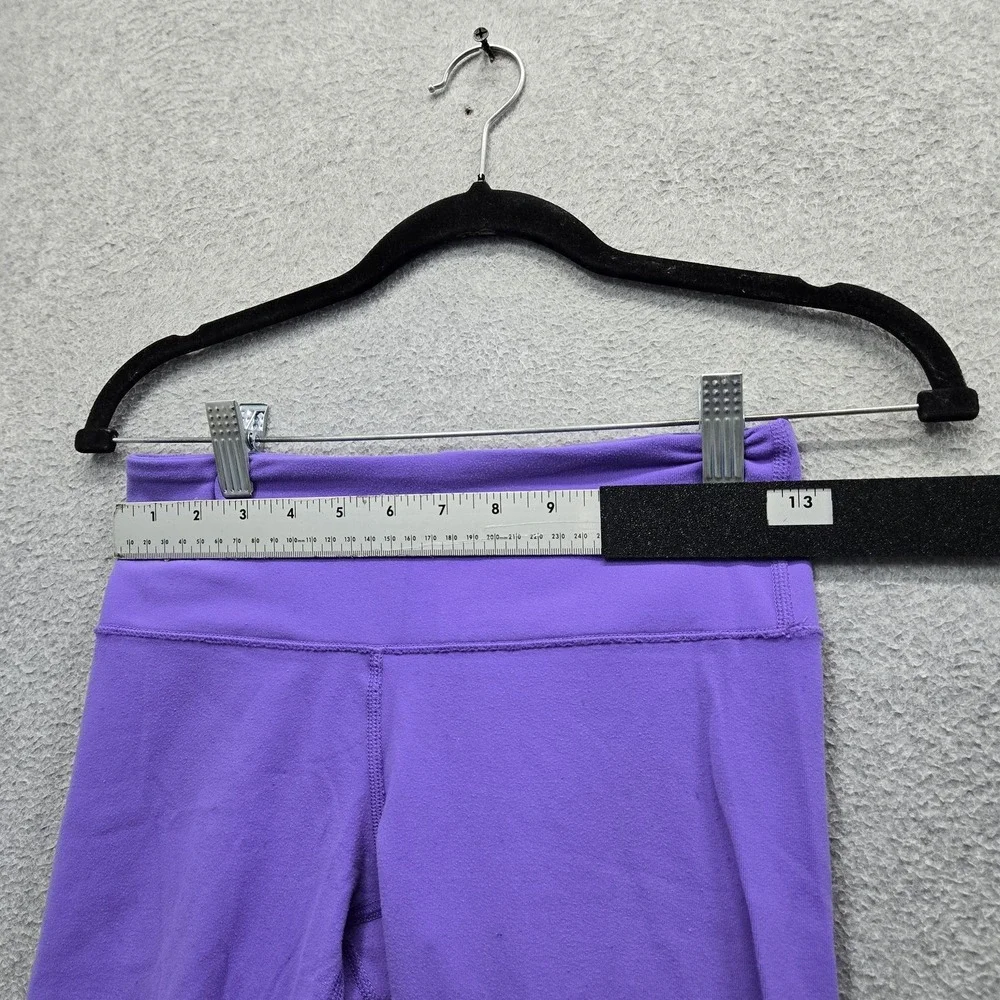 Lululemon Women Activewear Pants 6 Purple Cropped Yoga Legging
